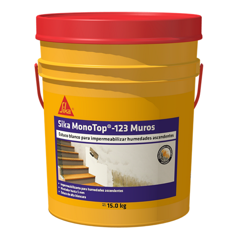 Barrera para el tratamiento de humedades ascendentes en cimientos y muros? - Sika MonoTop®-123 Muros