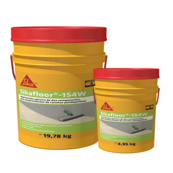 Superficie suave, antideslizante y de gran durabilidad con color, para recreación al aire libre o interiores? - Sikafloor®-154 W