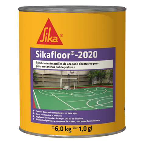 Superficie suave, antideslizante y de gran durabilidad con color, para recreación al aire libre o interiores? - Sikafloor®-2020