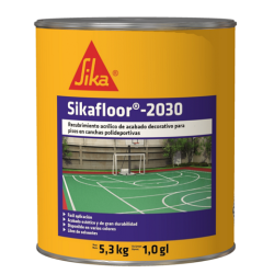 Superficie suave, antideslizante y de gran durabilidad con color, para recreación al aire libre o interiores? – Sikafloor®-2030