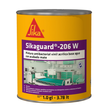 Necesita una pintura antibacterial para muros y cielos rasos en industrias de alimentos e instituciones de salud? - Sikaguard®-206 W CO