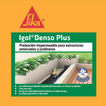 Desea Impermeabilizar jardineras? - Igol® Denso Plus - Imagen 3