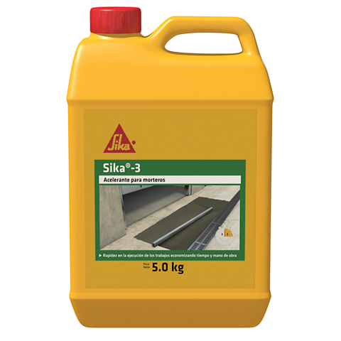 Acelerar el fraguado de los morteros para avanzar más rápidamente en la obra? - Sika®-3