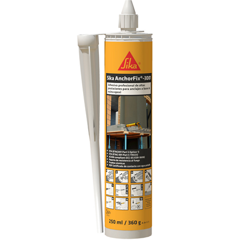 Hacer anclajes y reforzar estructuras? - Sika AnchorFix®-3001