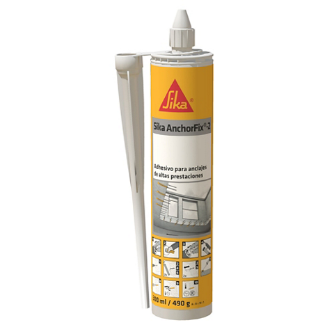 Hacer anclaje de pernos y barras corrugadas para ponerlos en servicio rápidamente? - Sika AnchorFix®-2