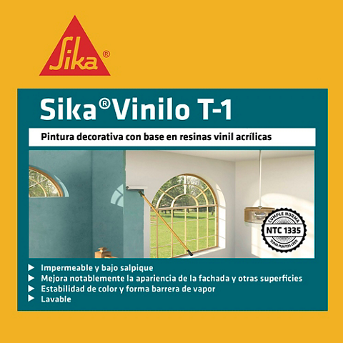 Una pintura decorativa de excelente calidad? - Sika® Vinilo T-1 - Imagen 3