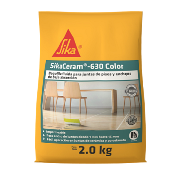 Necesita una boquilla impermeable y antihongos para enchapes de baja absorción? - SikaCeram®-630 Color