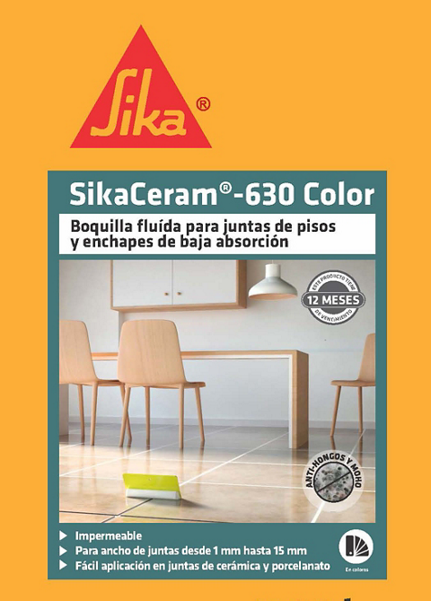 Necesita una boquilla impermeable y antihongos para enchapes de baja absorción? - SikaCeram®-630 Color - Imagen 3