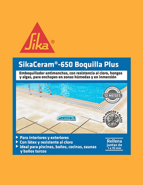 Necesita una oquilla para zonas húmedas y en inmersión (piscinas)? - SikaCeram® 650 Boquilla Plus - Imagen 3
