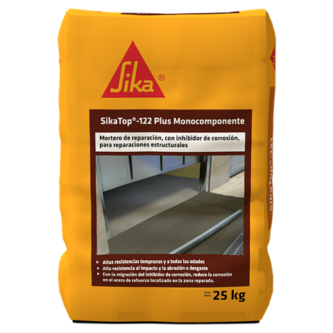 Reparar elementos estructurales de concreto - SikaTop®-122 Plus Monocomponente