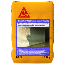 Pañete listo de rápido secado para reemplazar el uso de pañetes o revoques, evitando la figuración y desprendimientos? – SikaWall®-125 Pañete Rapido Secado