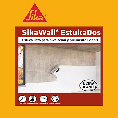 Un estuco que reemplace el pañete, friso o repello? - SikaWall® EstukaDos - Imagen 3