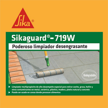 Retirar manchas de grasa, hollín o aceite? - Sikaguard®-719 W - Imagen 2